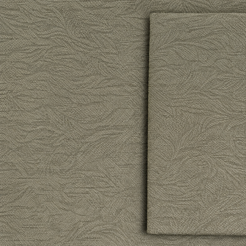 Xpro Home 2083-14 Moss Haze forest jacquard blackout fabric detail