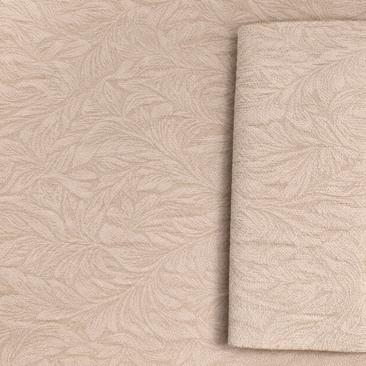 Xpro Home 2083-5 Dune Mist forest jacquard blackout fabric detail