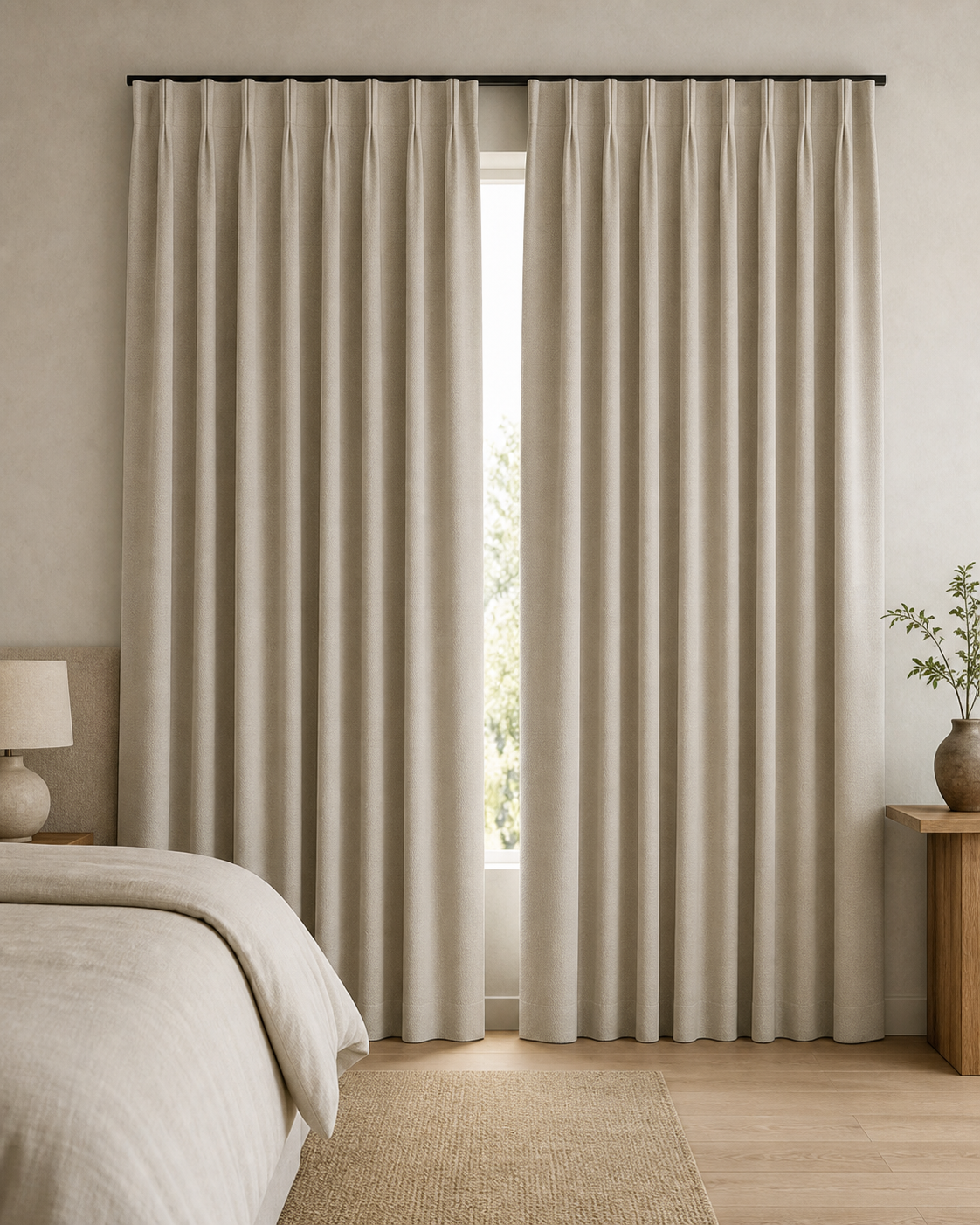 6109 Premium Chenille Custom Blackout Curtain | 95% Light Blocking