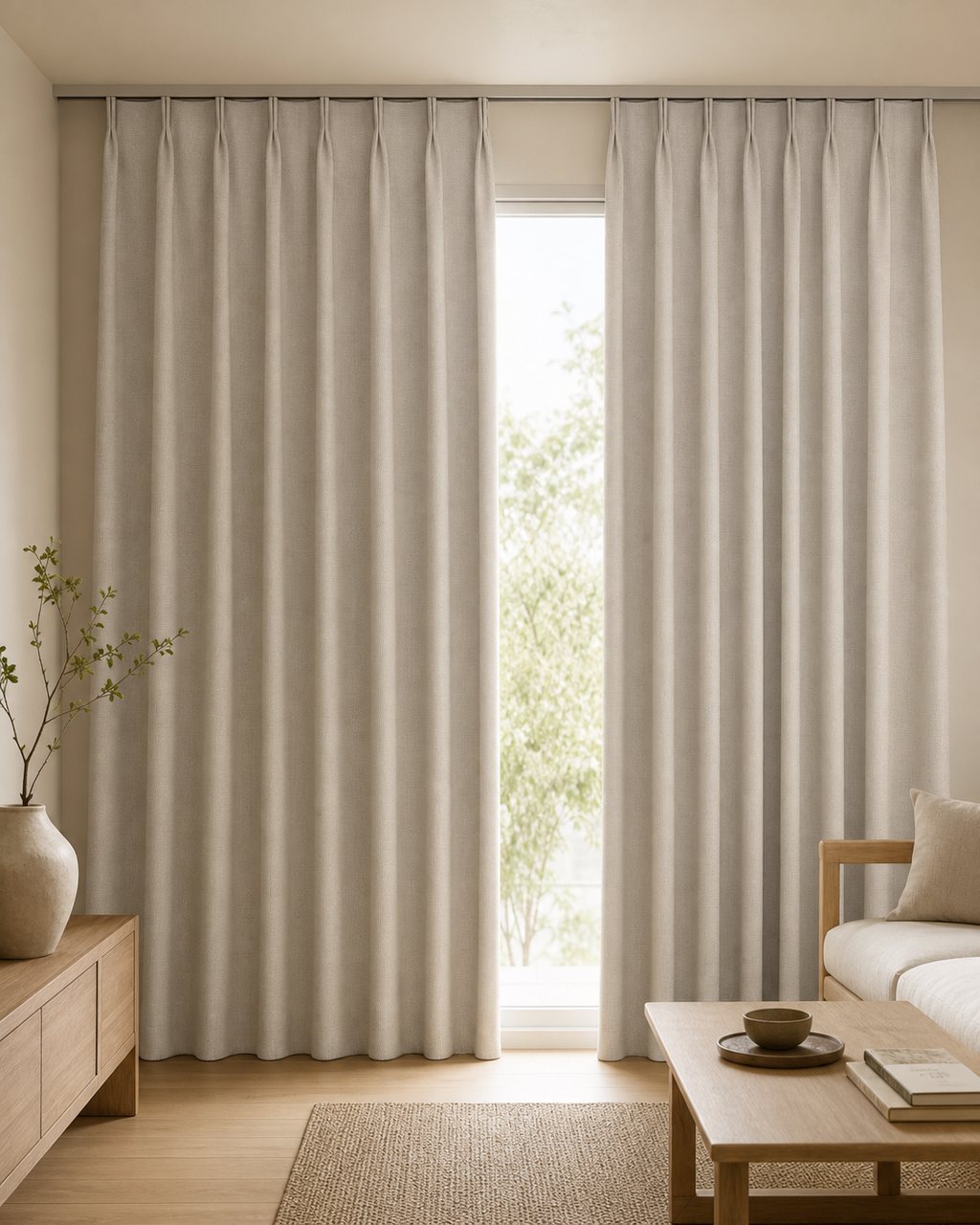 6111 Heavyweight Linen-Look Custom Curtain