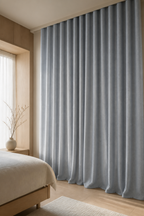 6112 Textured Linen-Look Custom Curtain | 70% Light Blocking